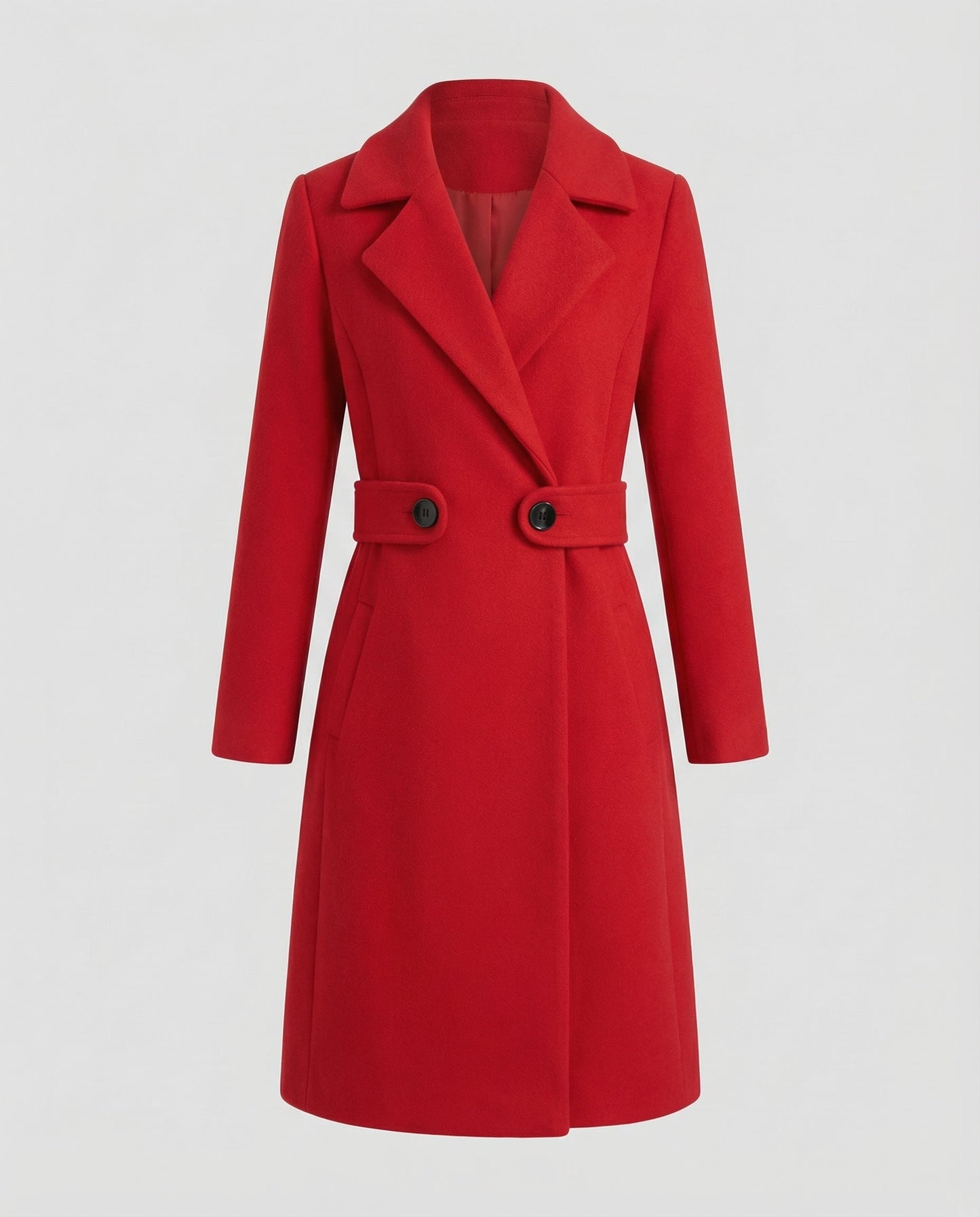 Damen Wollmantel Slim Winter