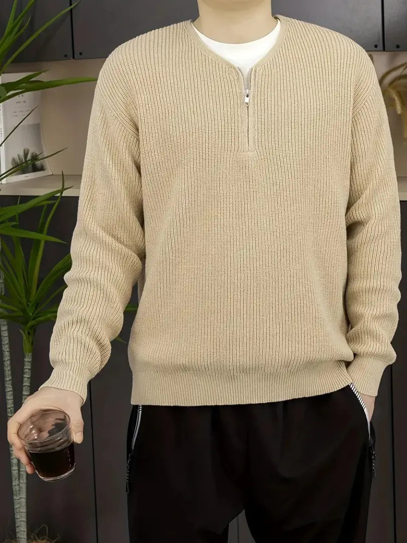 Eveloria Herren Gestreifter Pullover
