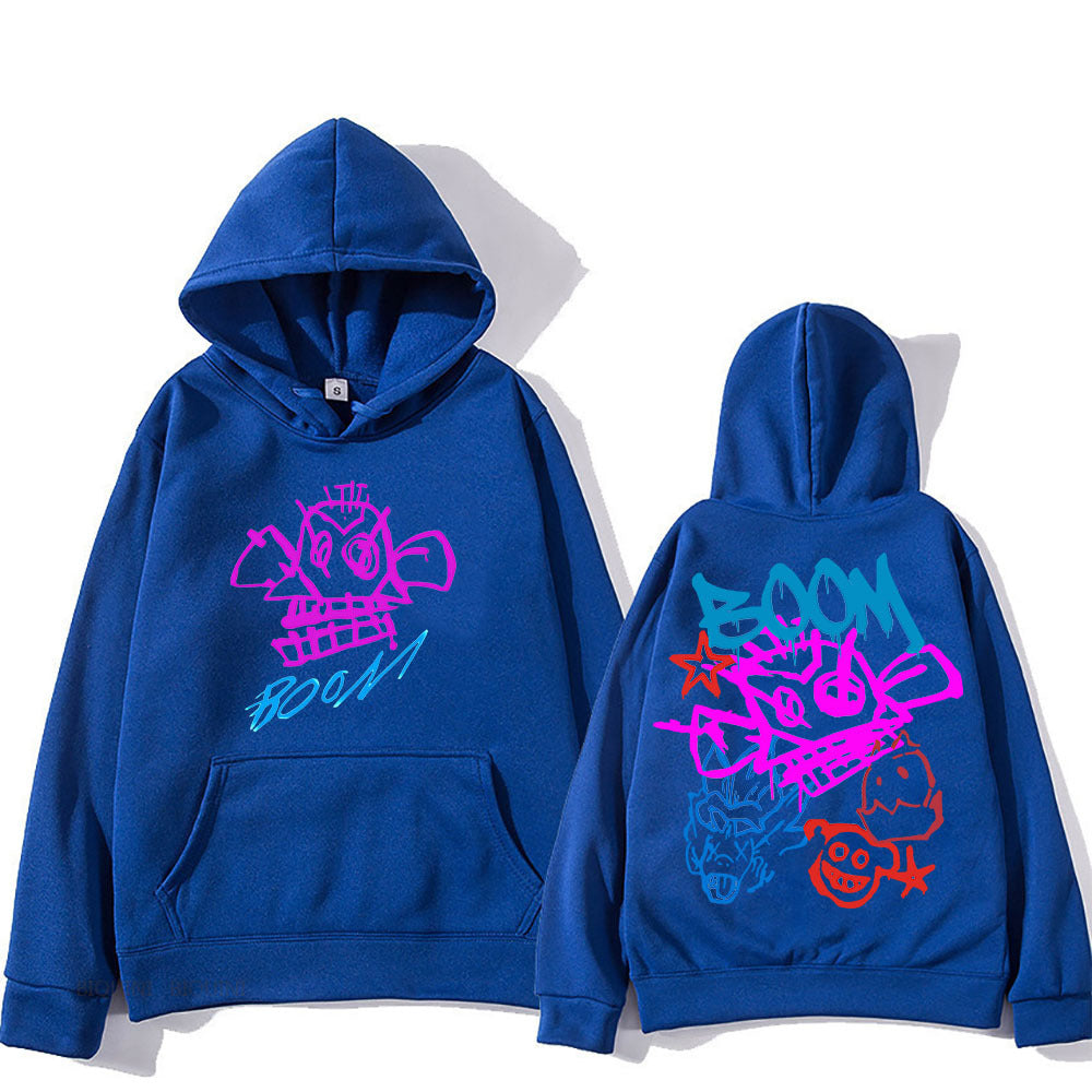 Eveloria Damen Langarm-Hoodie Arcane Jinx Cartoon