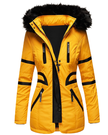 Eveloria Damen Winterjacke Warm Wasserdicht