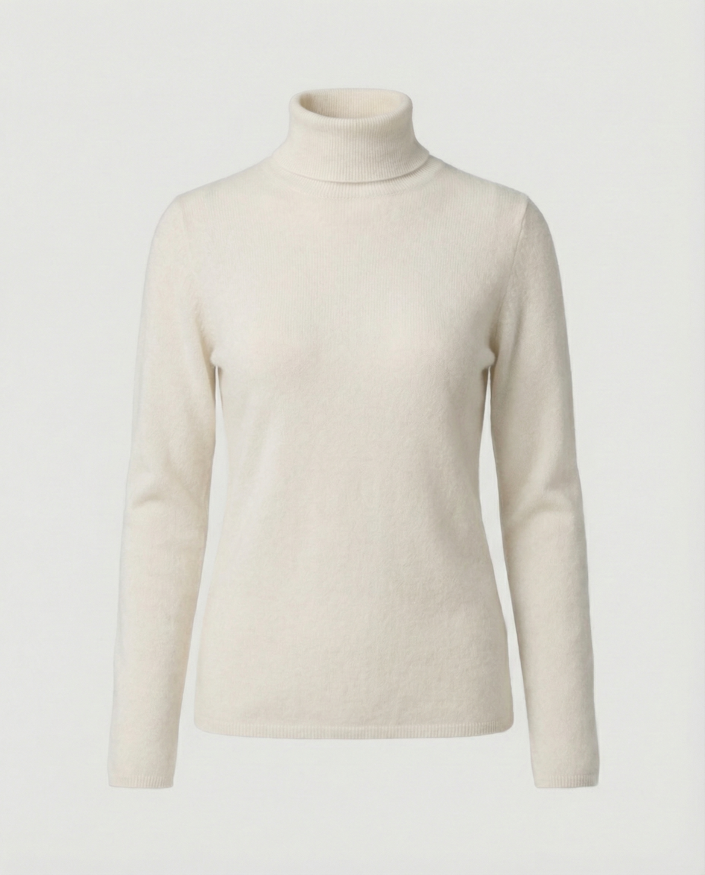 Eveloria Damen Rollkragenpullover Weich Warm Beige