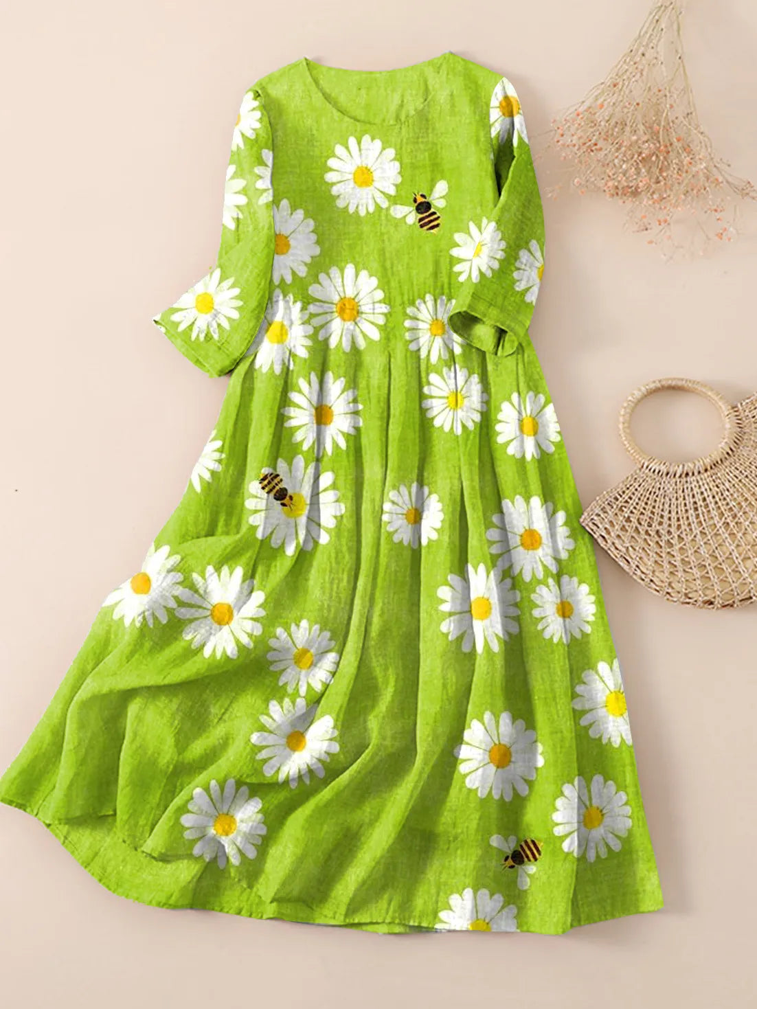 Eveloria Damen Sommerkleid Blumenmuster - Eveloria