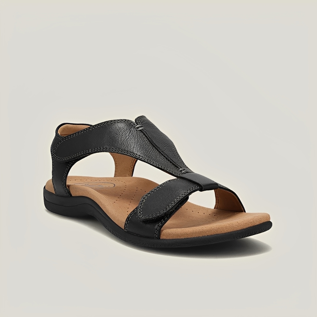 Damen Sommer-Sandalen Leicht Komfortabel Beige