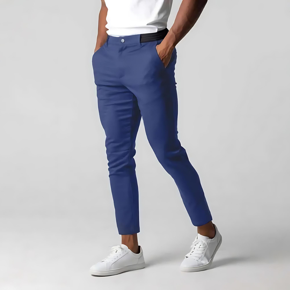 Herren Slim Fit Hosen Business Casual