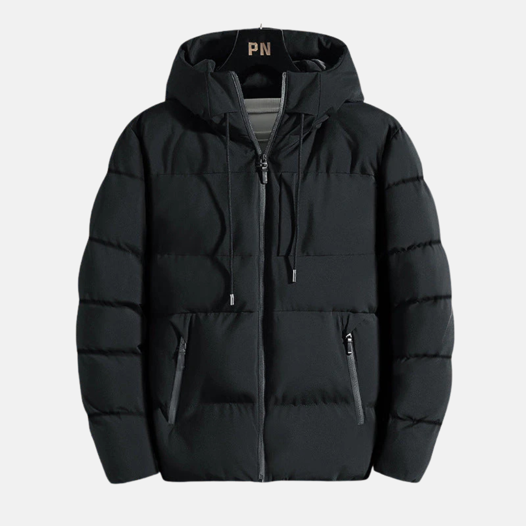Damen Kapuzenjacke Slim Fit Gesteppt Isoliert Baumwolle