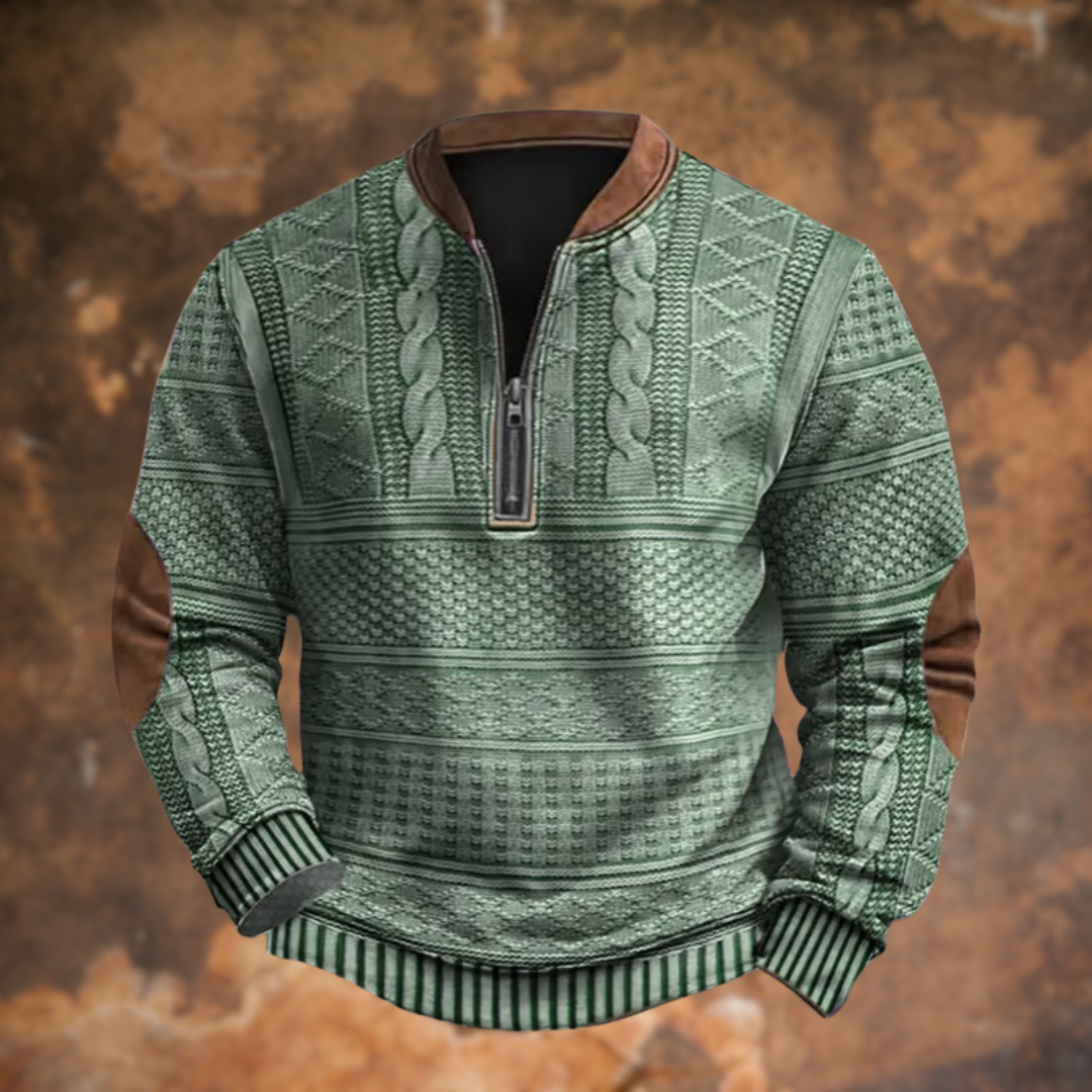 Herren Klassische Winterjacke Reißverschluss Fellfutter