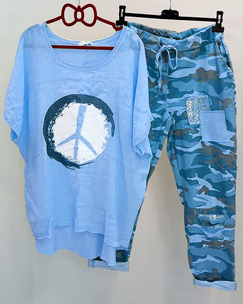 Eveloria Damen Freizeitoutfit Set