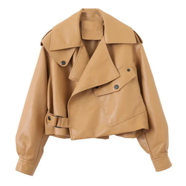 Damen Oversized Knopfjacke Herbstmodell
