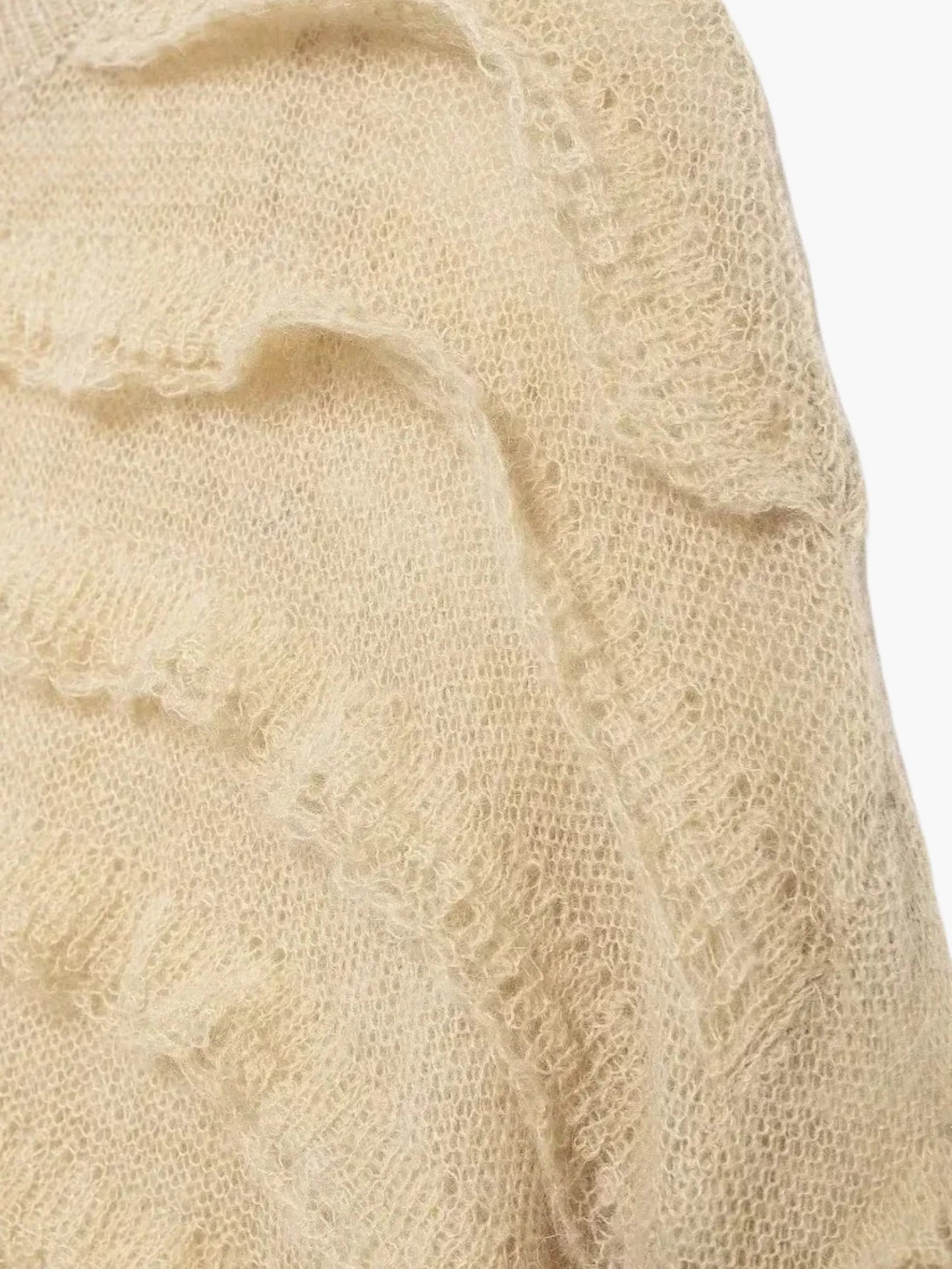 Damen Strickpullover Gemütlich Struktur