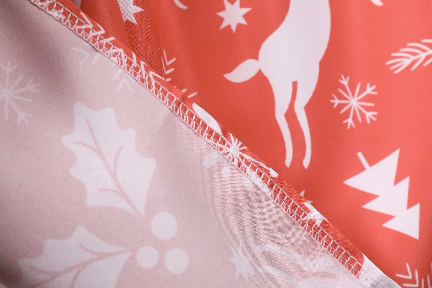 Damen A-Linien Kleid Weihnachtliches Motiv Eveloria