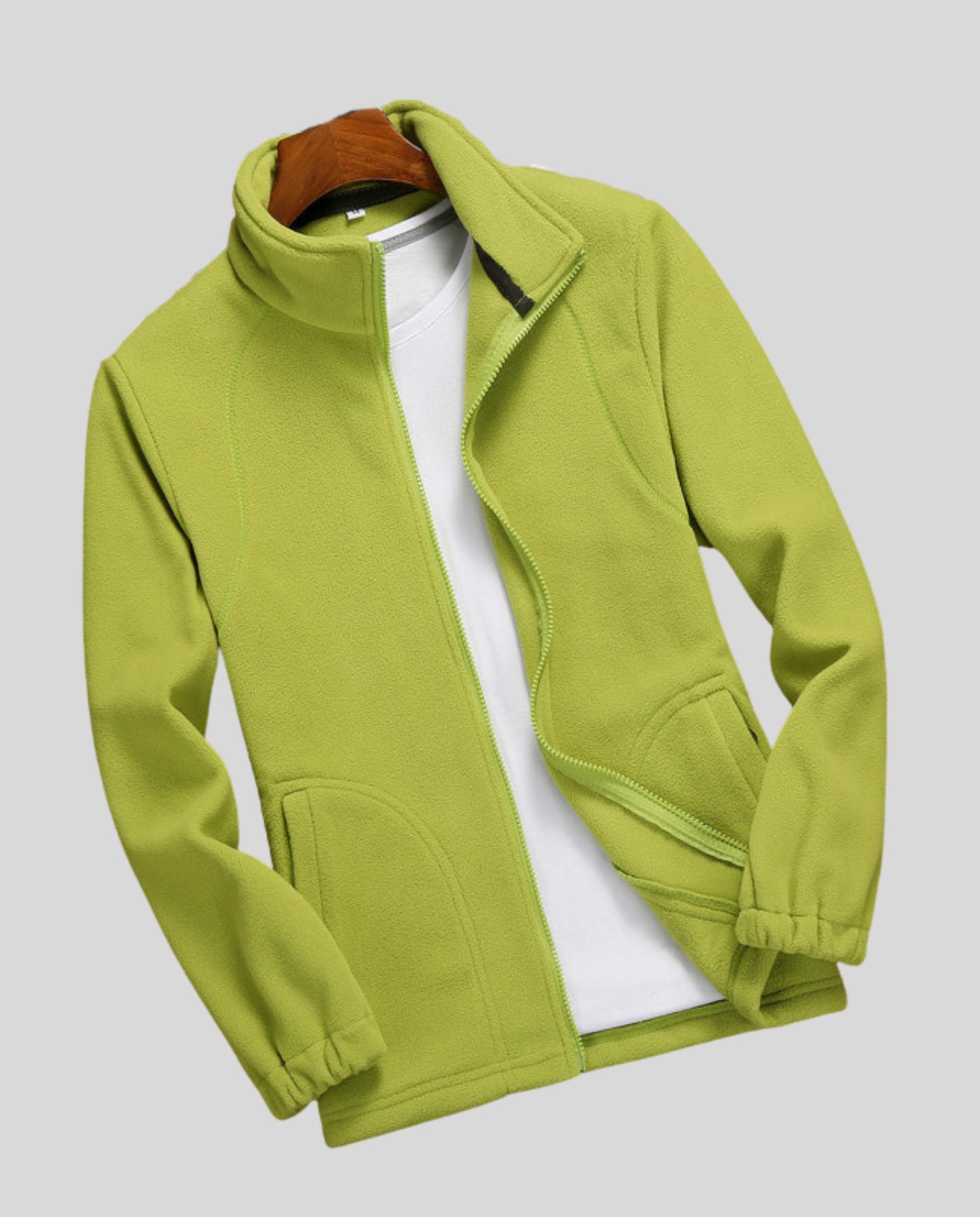 Damen Fleecejacke Stehkragen