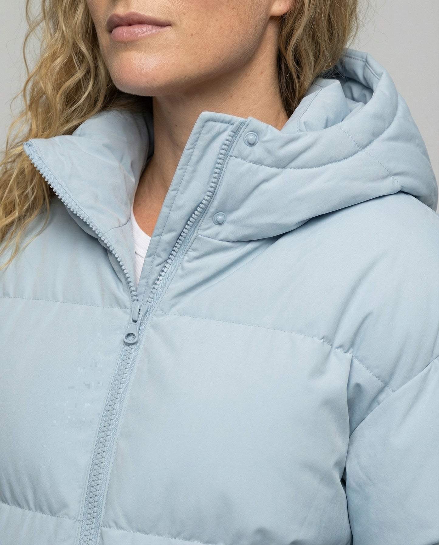 Damen Winterjacke Gepolstert Mit Kapuze