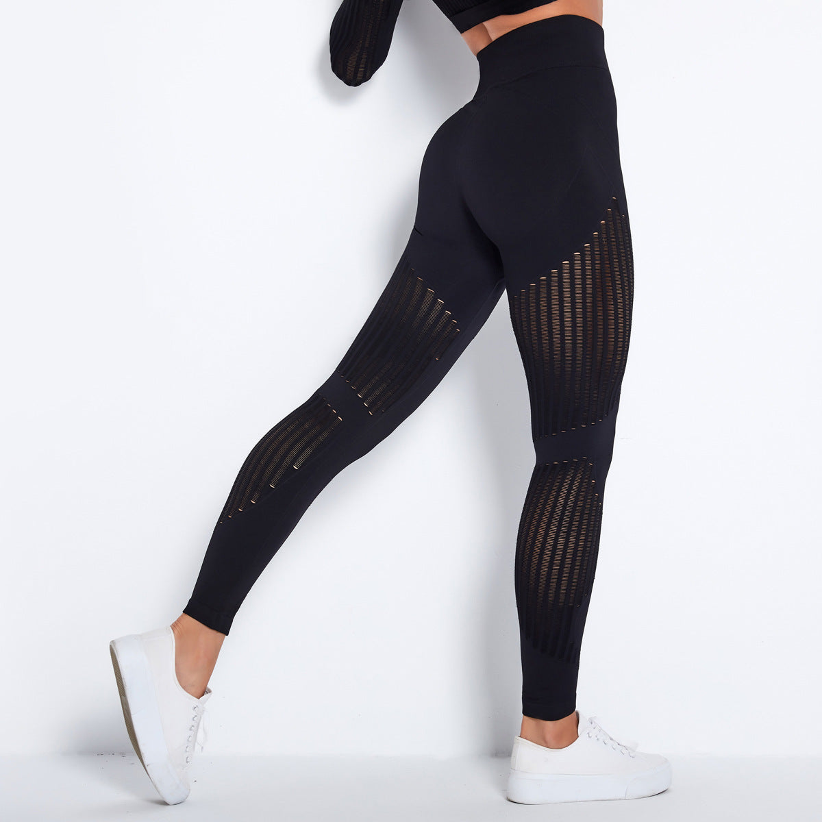 Damen Hochtaillierte Leggings Komfort Silhouette