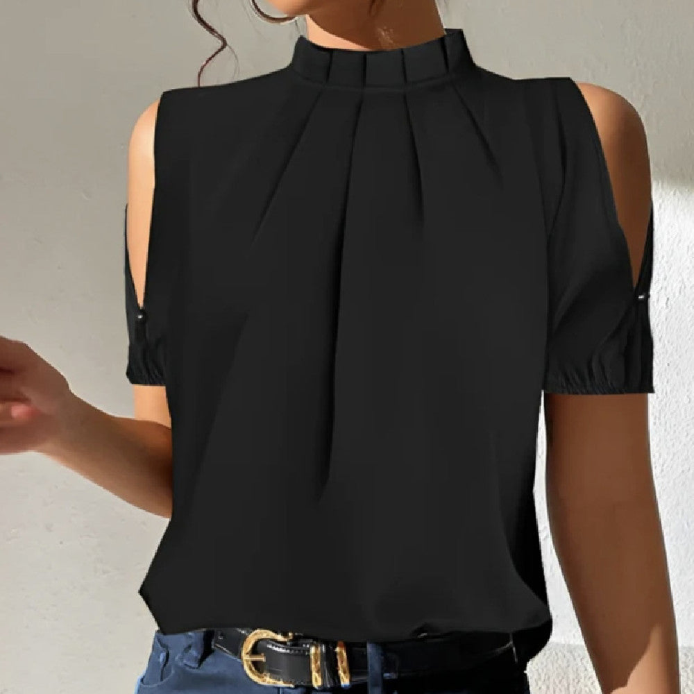 Eveloria Damen T-Shirt Baumwolle Weiß