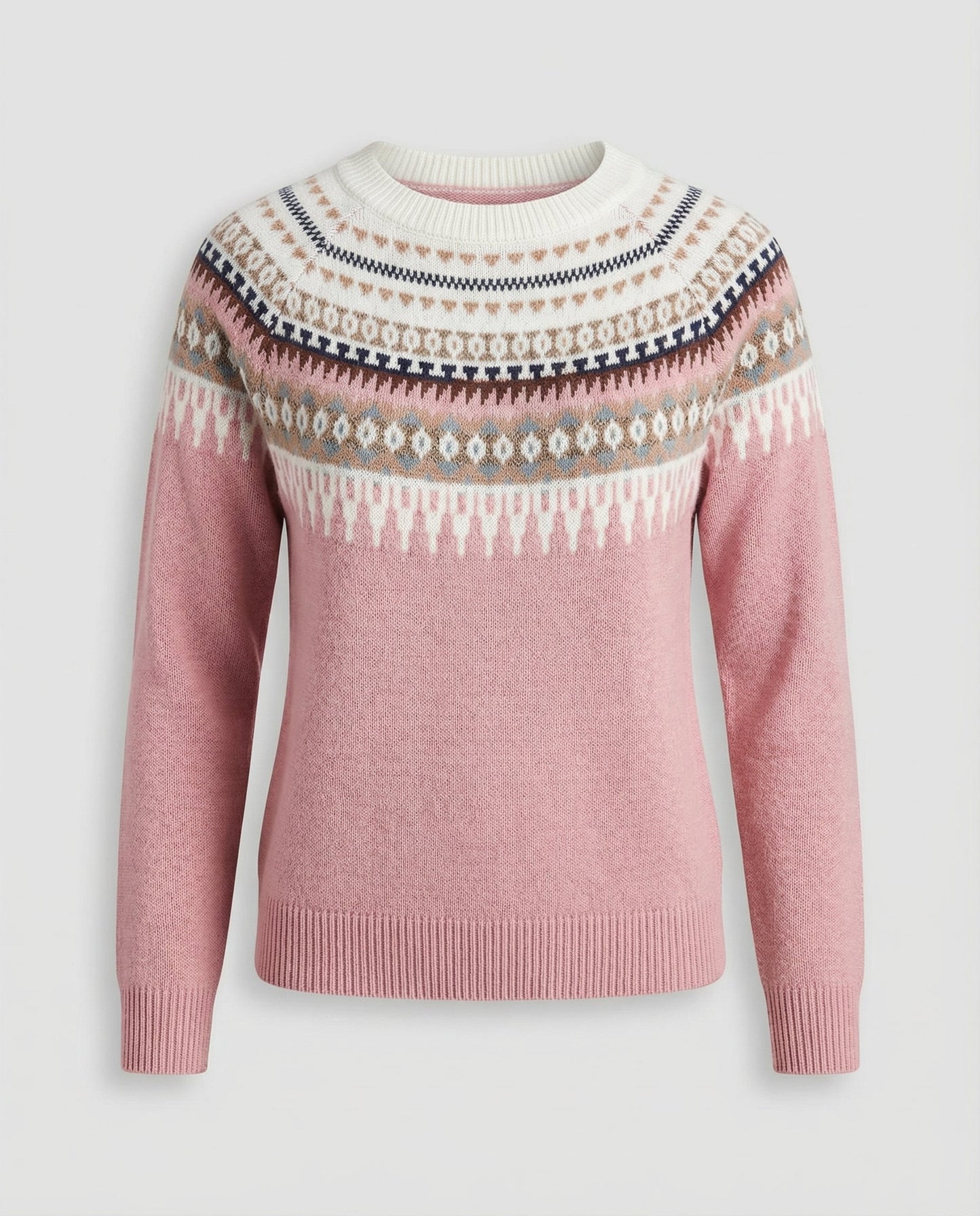 Damen Strickpullover Boho Warm