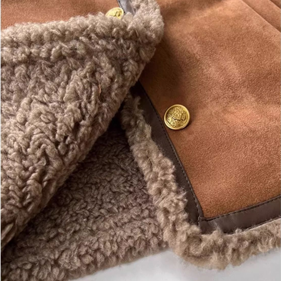 Eveloria Damen Winterjacke Warm Fleece
