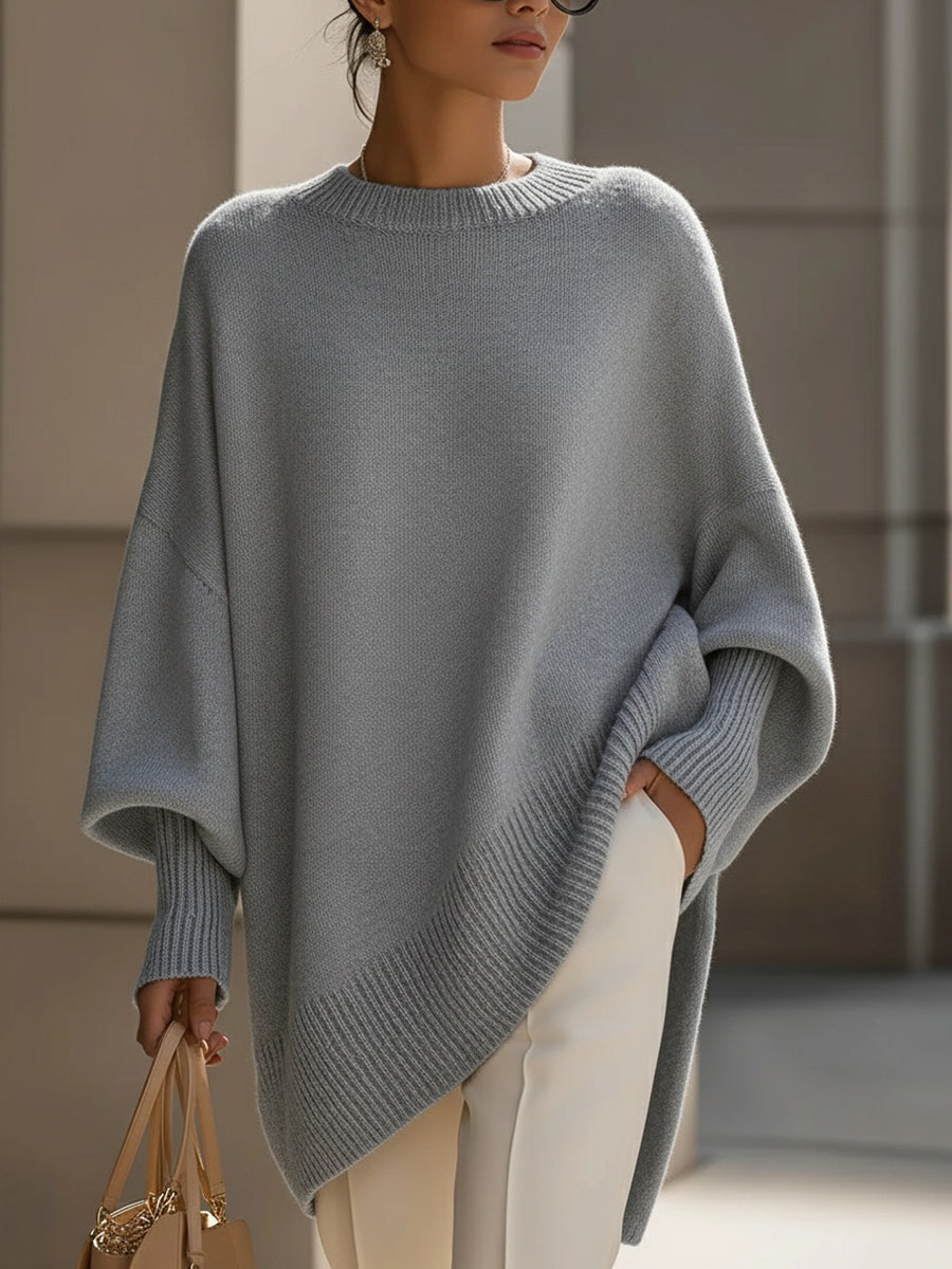 Damen Oversized Pullover Elegantes Design