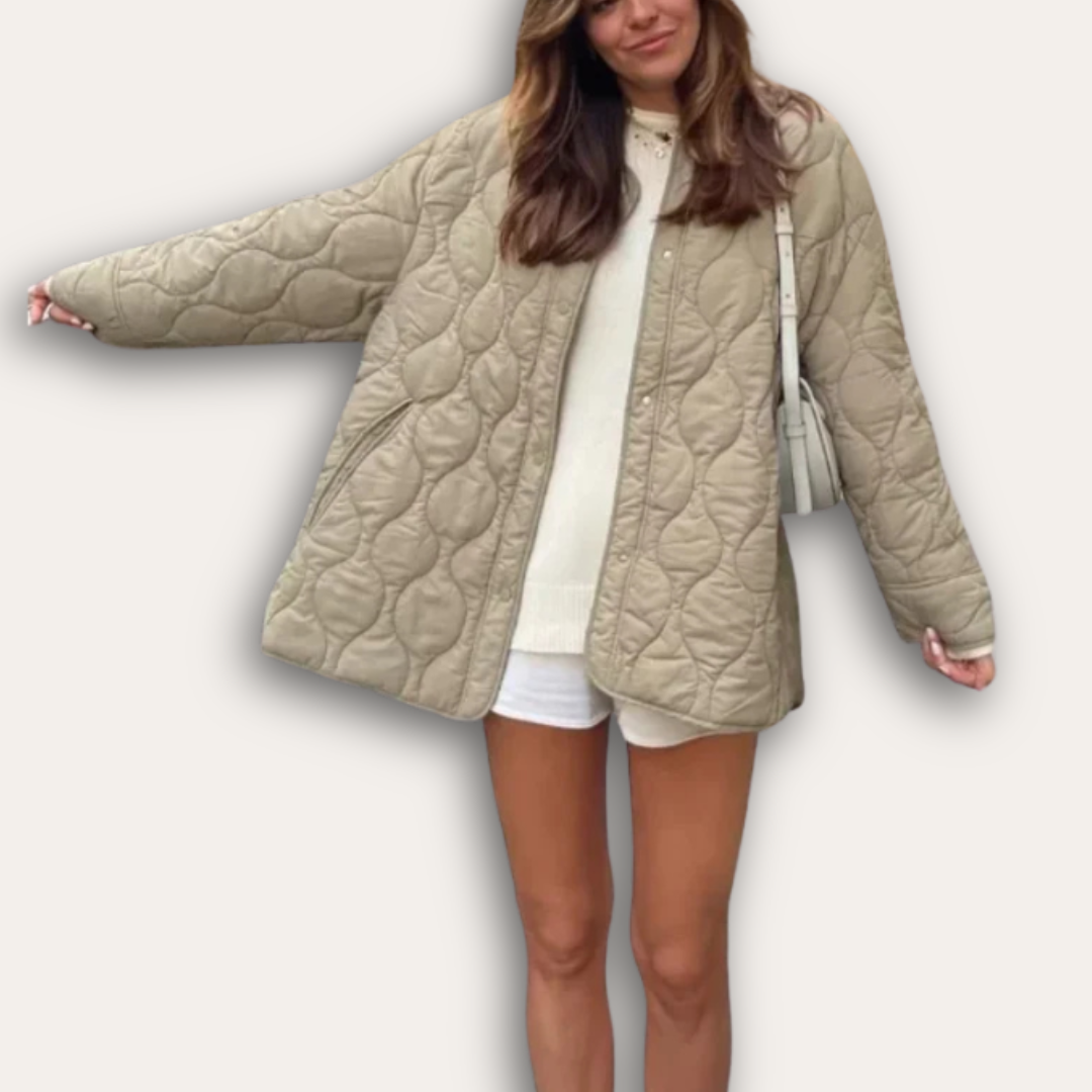 Eveloria Damen Steppjacke Klassisch