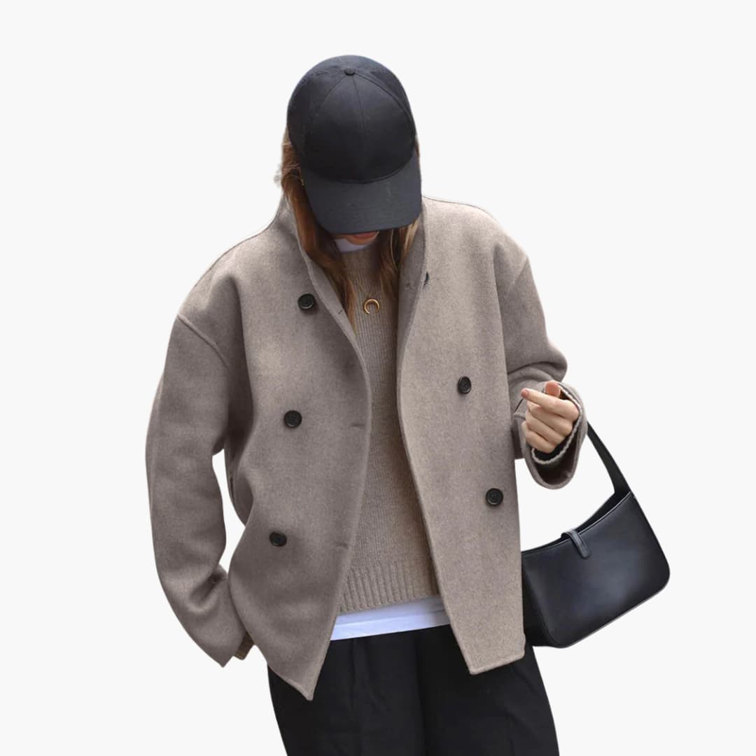 Damen Kurzmantel Warm