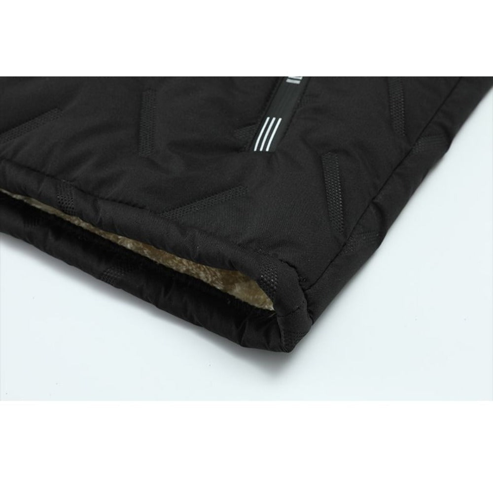 Herren Winterjacke Fleece Reißverschluss Olivier