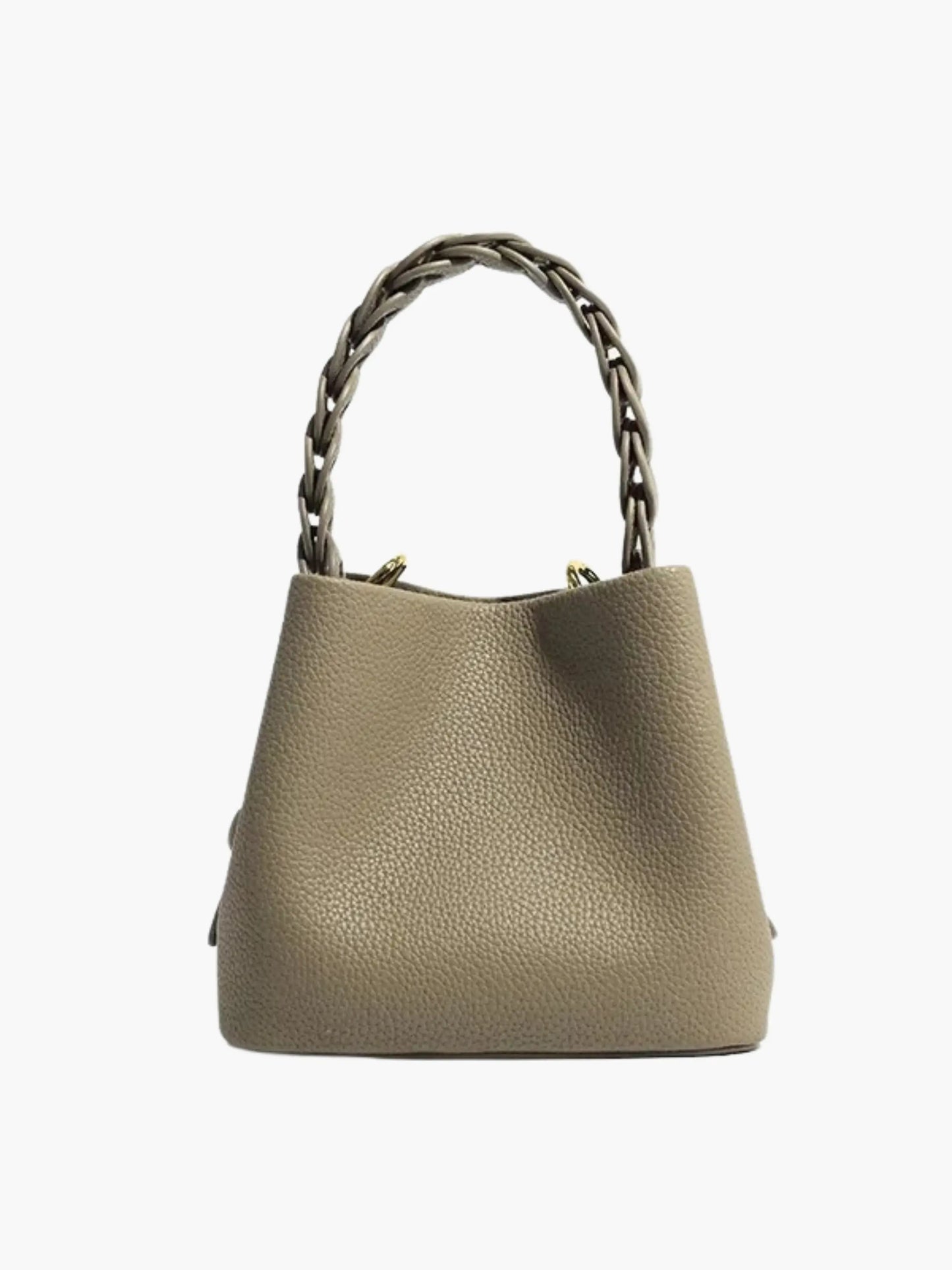 Yamina Damen Handtasche Strukturiert Geflochtener Henkel