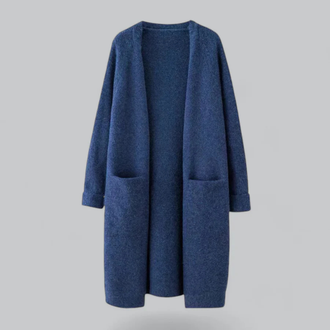 Eveloria Damen Strickjacke Lang Weich