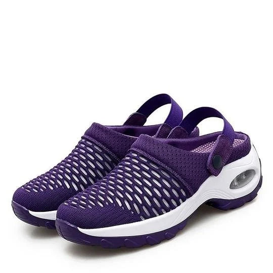 Eveloria Damen Orthopädische Laufschuhe Luftpolster Deutsches Leder
