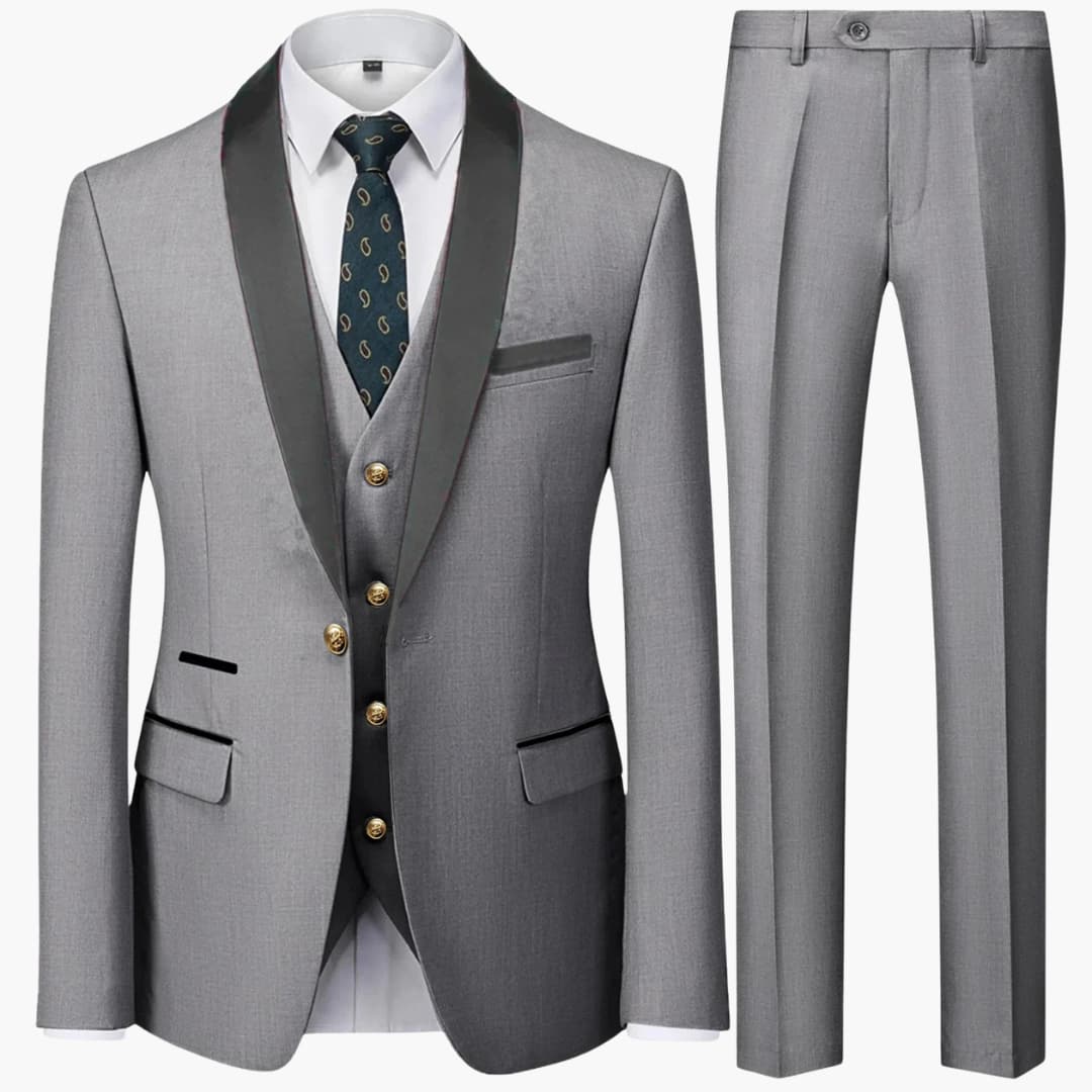 Herren Anzug Elegant Formell Komplett