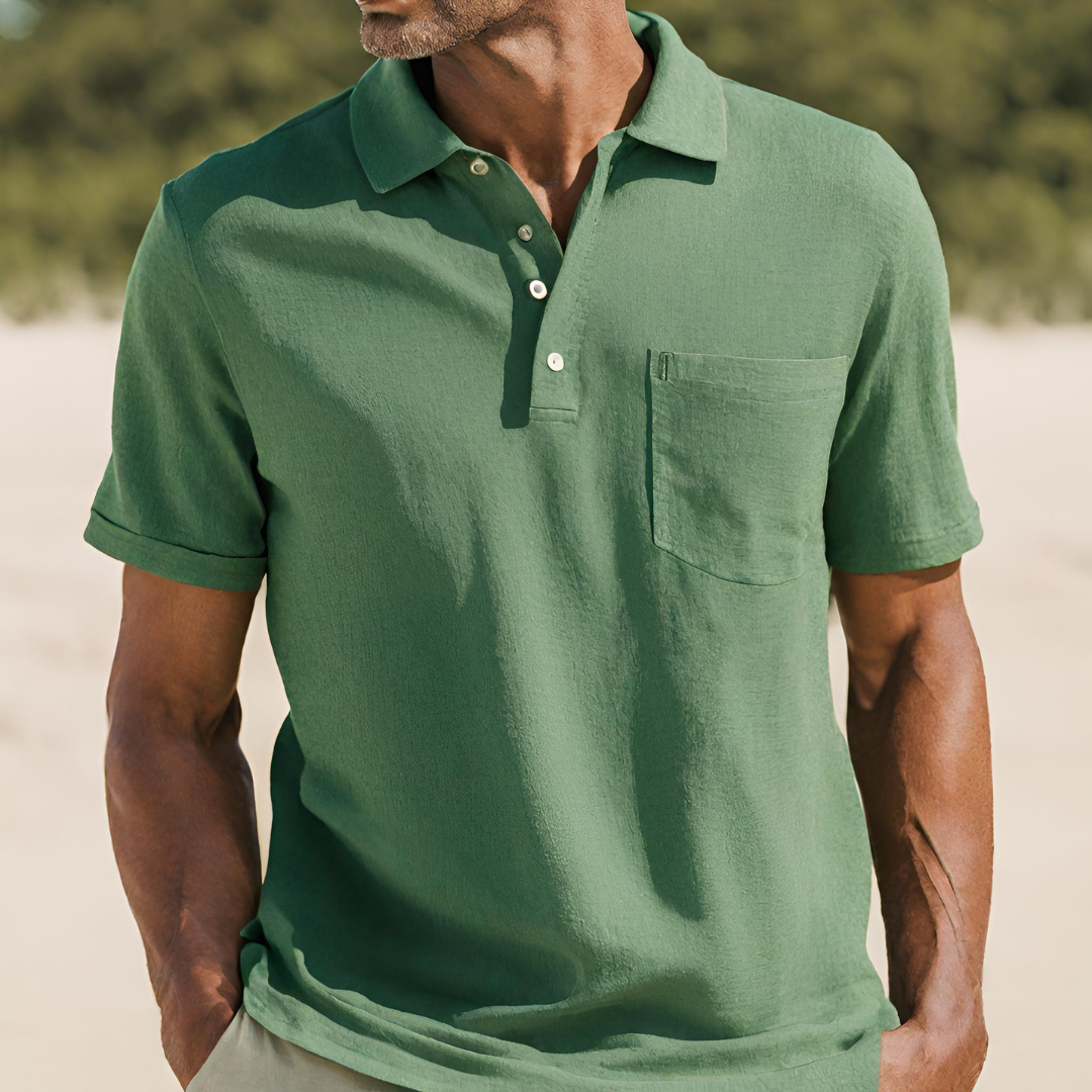 Eveloria Herren Poloshirt Qualität Weiß