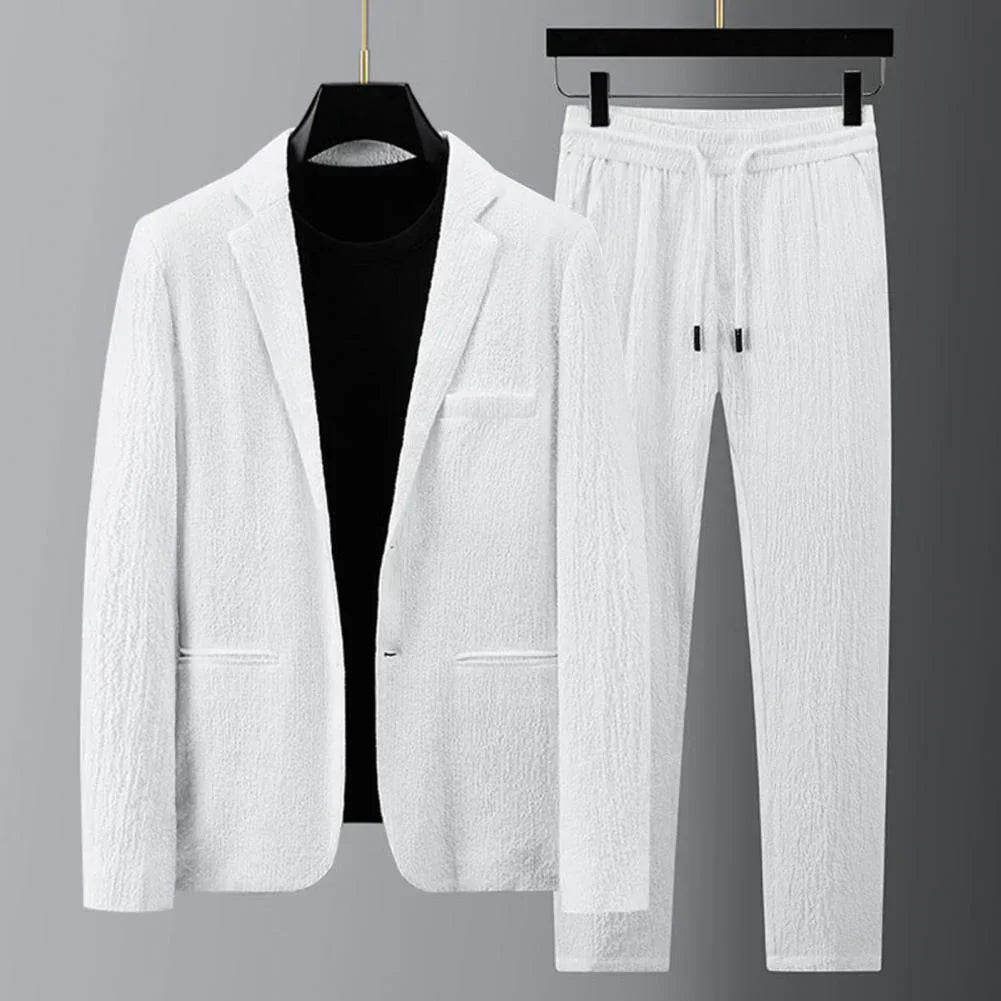 Eveloria Herren Blazer Kordhose Set