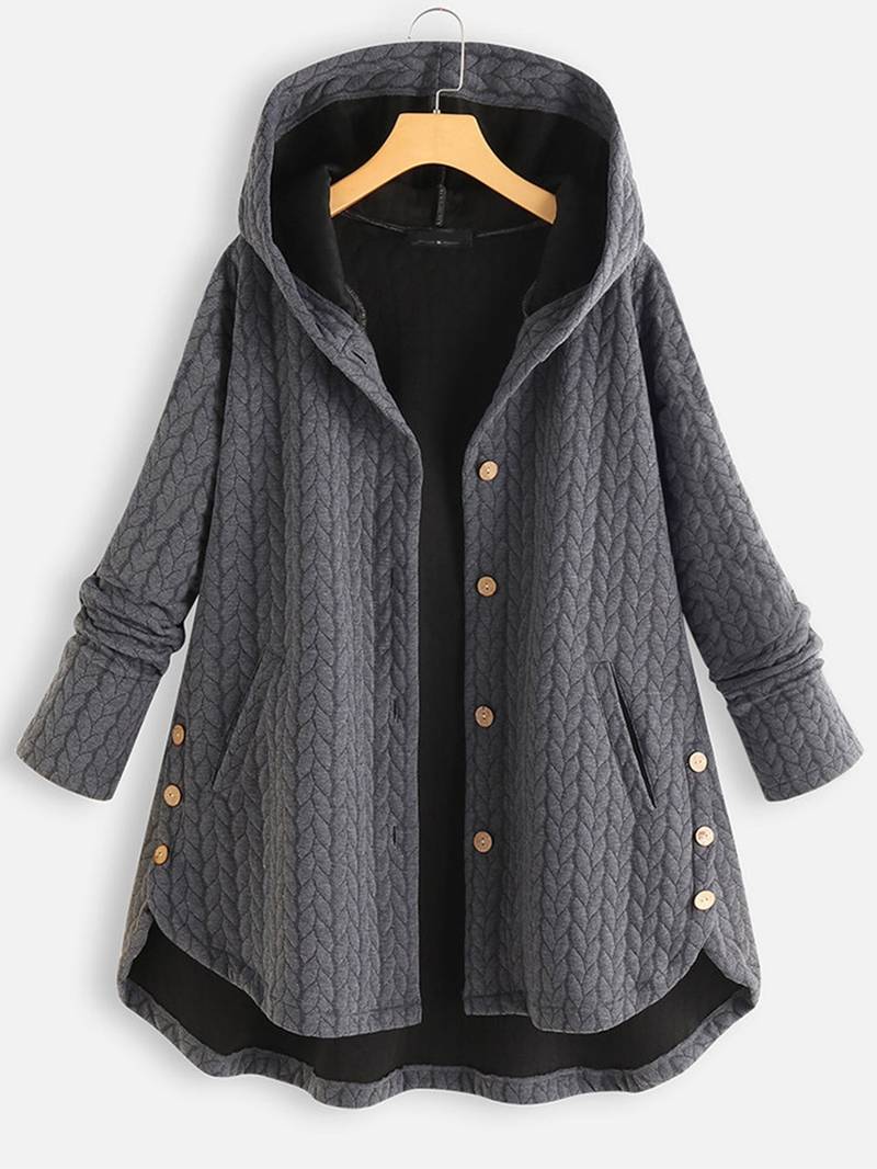 Eveloria Damen Wintermantel Warm Bequem