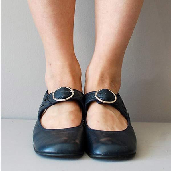 Eveloria Damen Orthopädische Schuhe Runder Zehenpartie