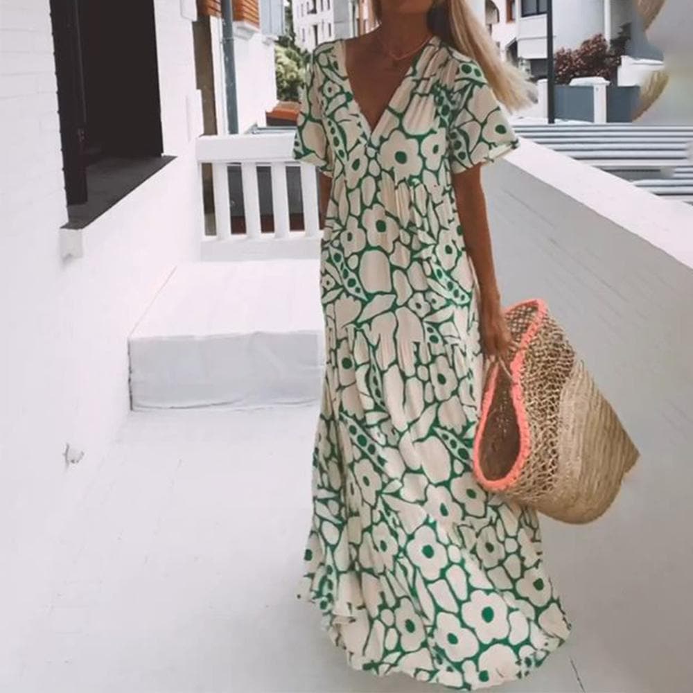 Eveloria Damen Maxikleid Sommerdesign