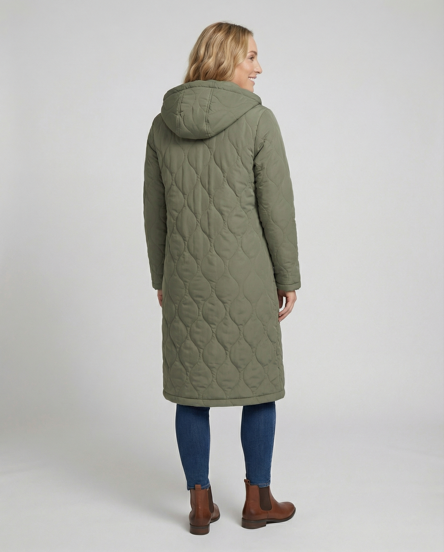 Damen Daunenmantel Steppung Warm