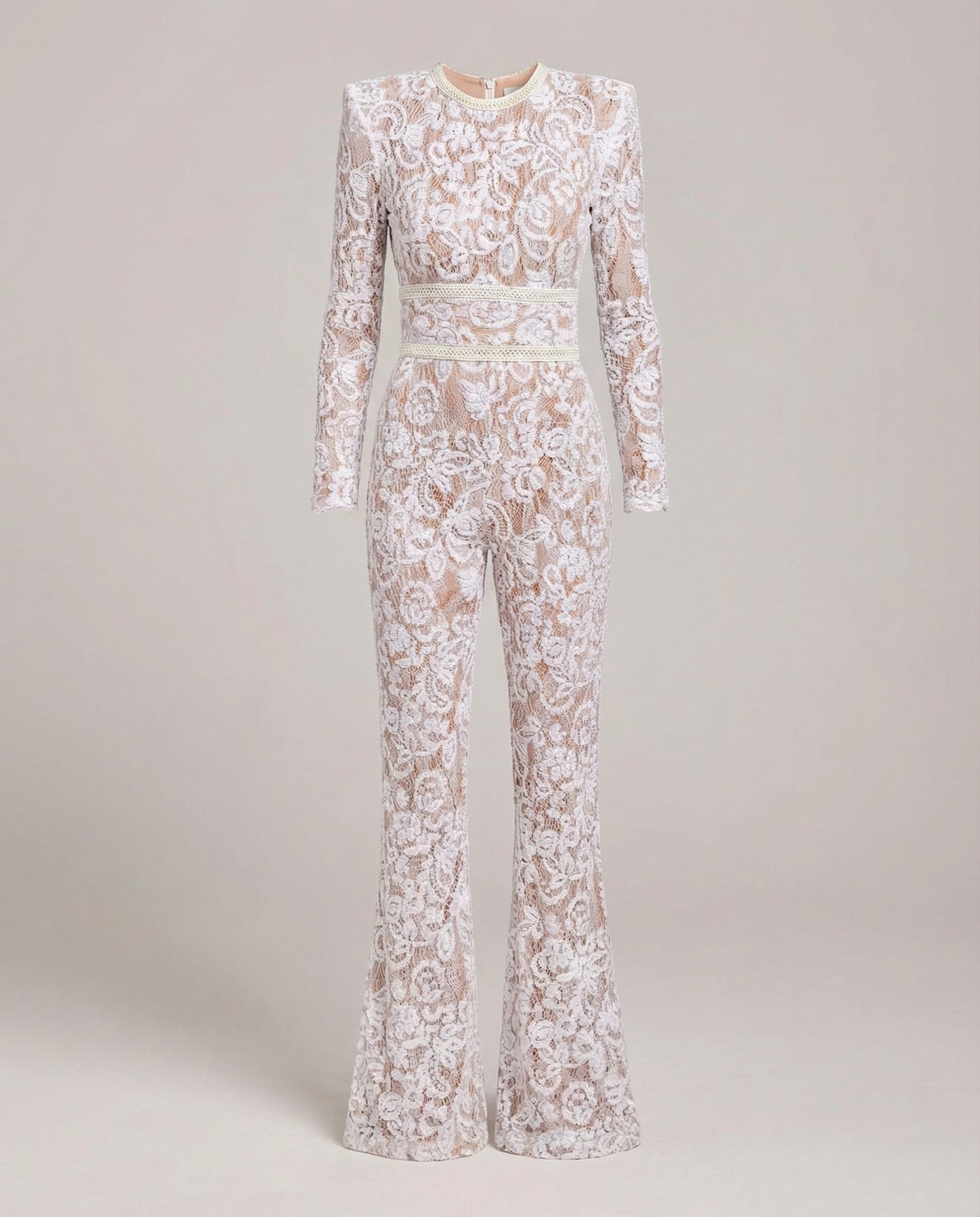 Eveloria Damen Spitzen-Overall