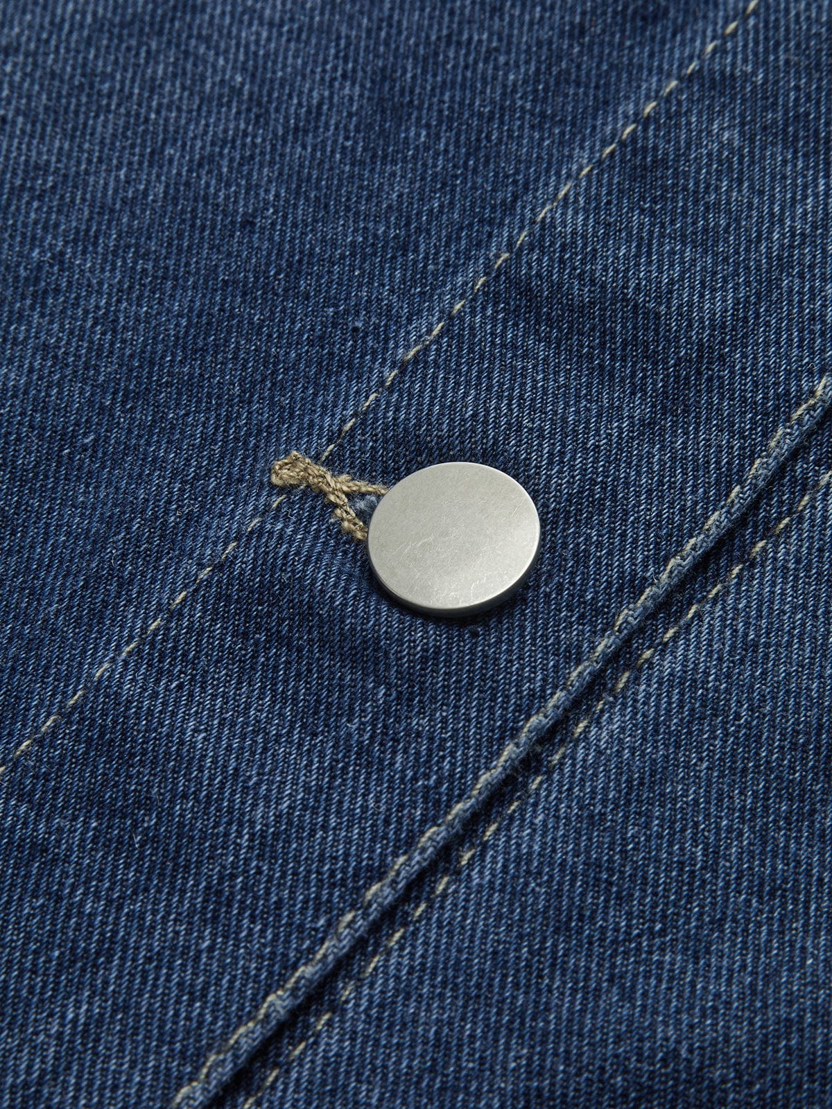 Damen Oversized Denimjacke Lässig Blau