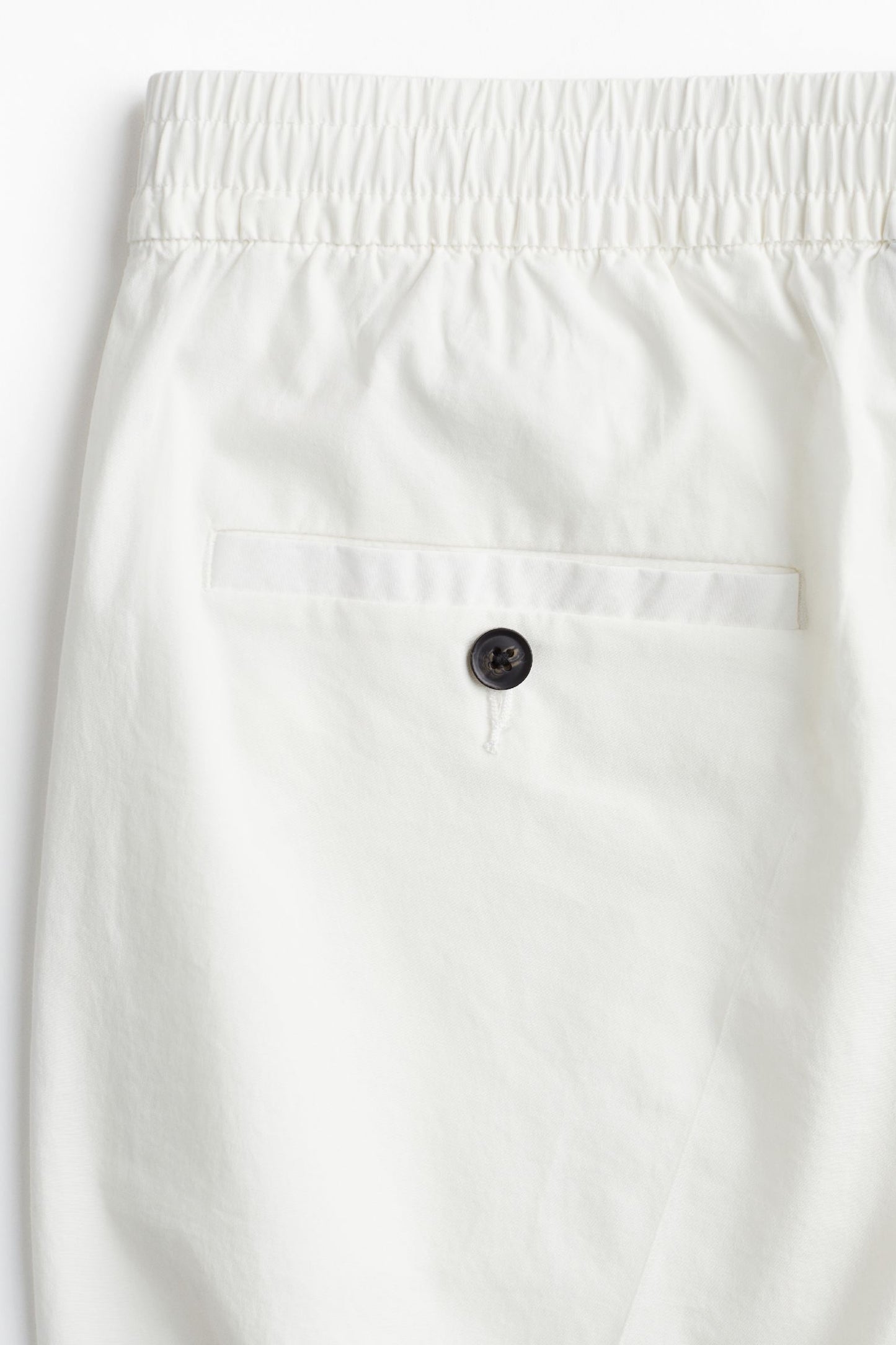 Herren Chino Hose Cremeweiß mit Kordelzug
