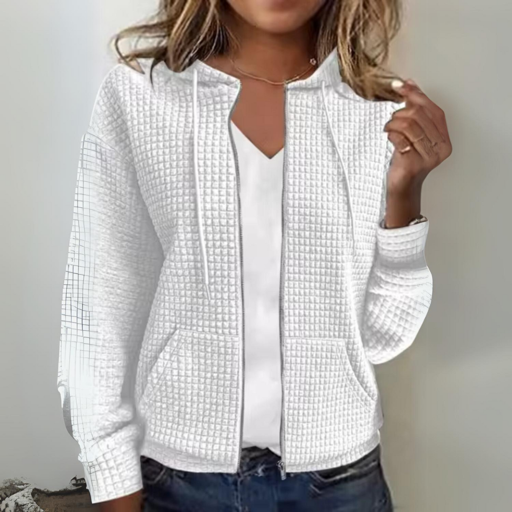 Eveloria Damen Freizeitjacke Reißverschluss Kapuze