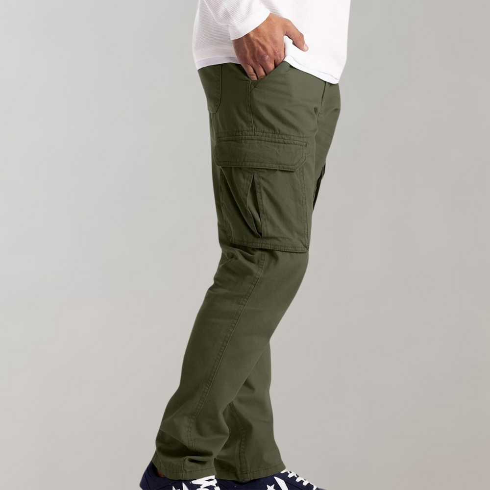 Cargohosen – Lässige Cargohosen mit geradem Bein für Herren-Chaps Herrenmode