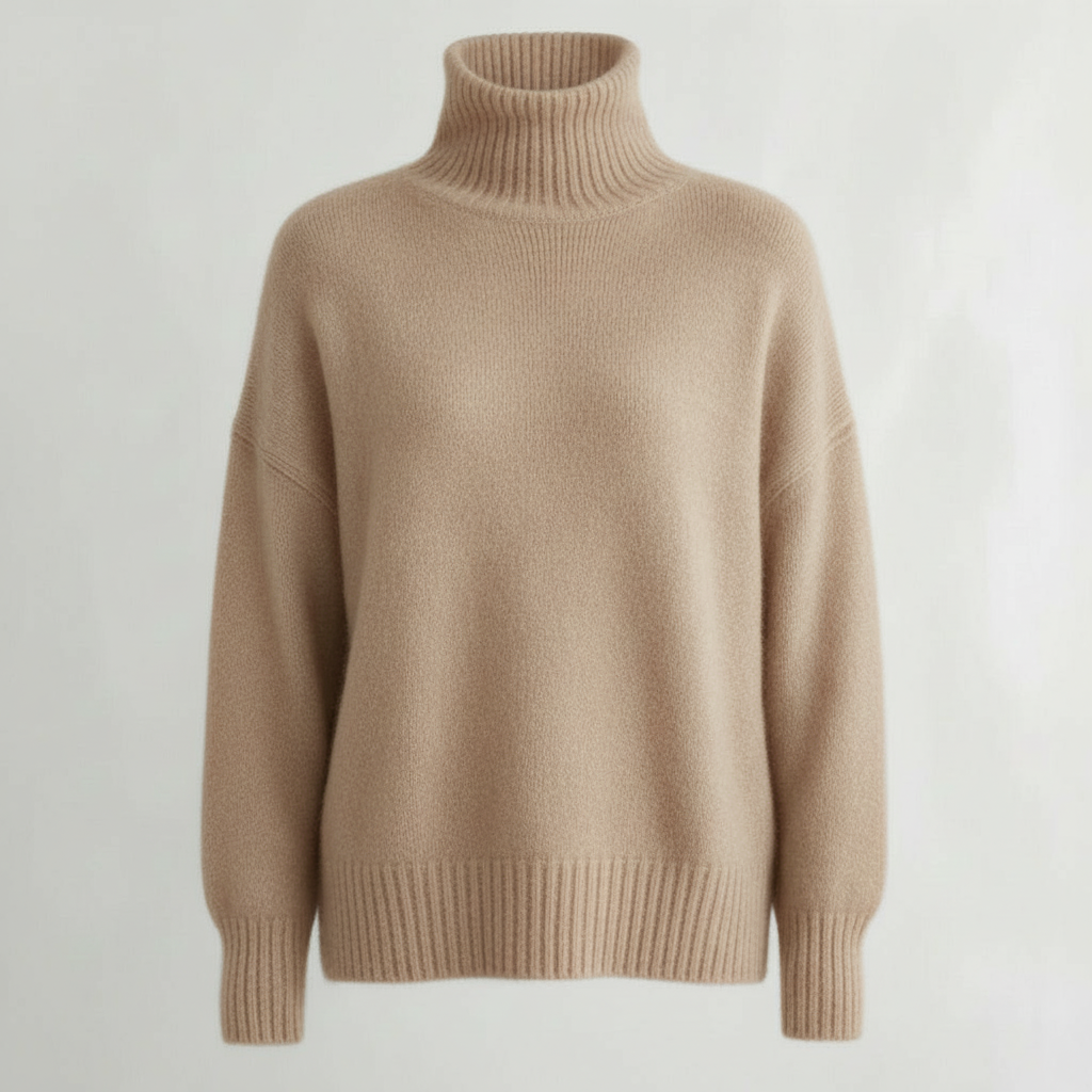 Damen Rollkragenpullover Komfort