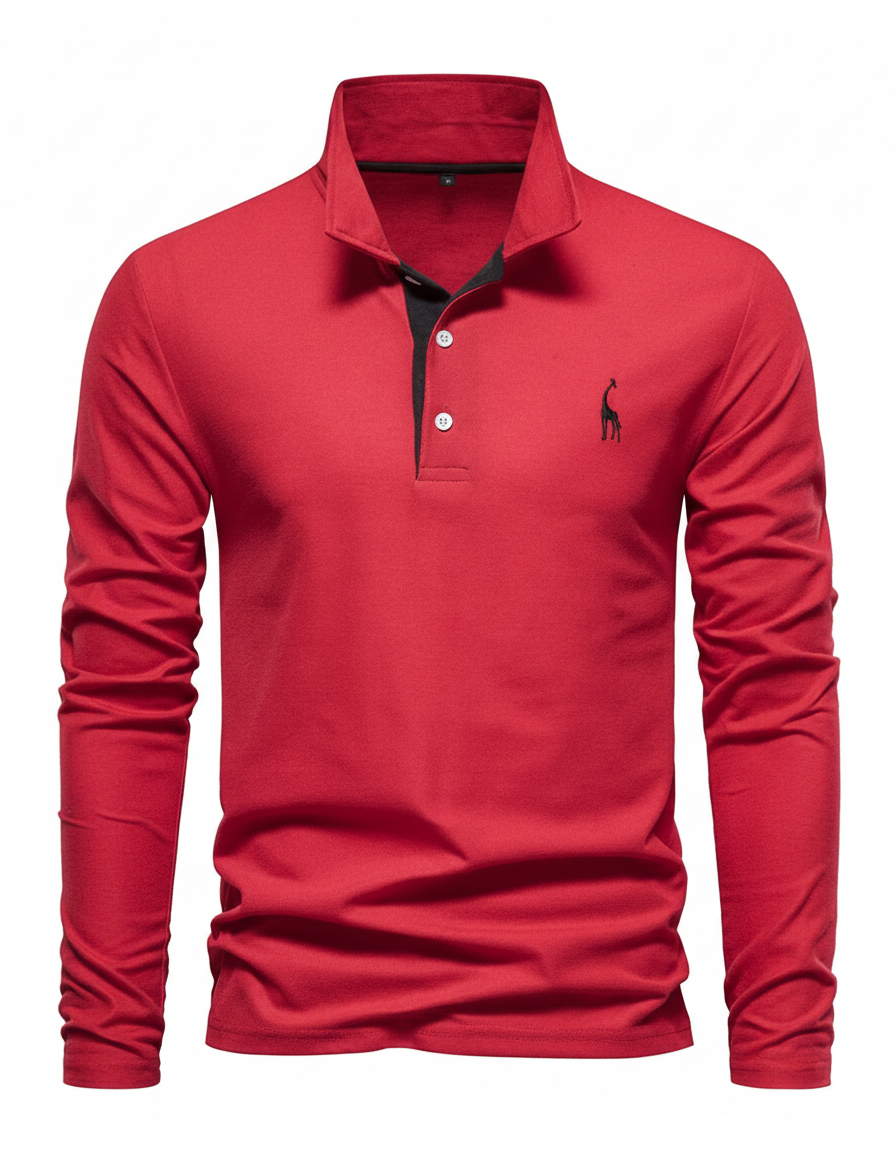 Herren Poloshirt Atmungsaktives Baumwoll Weiß