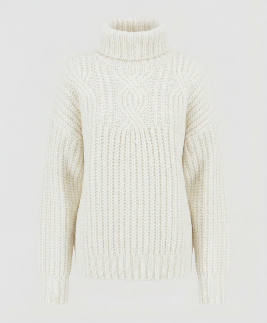 Damen Rollkragenpullover Bequem