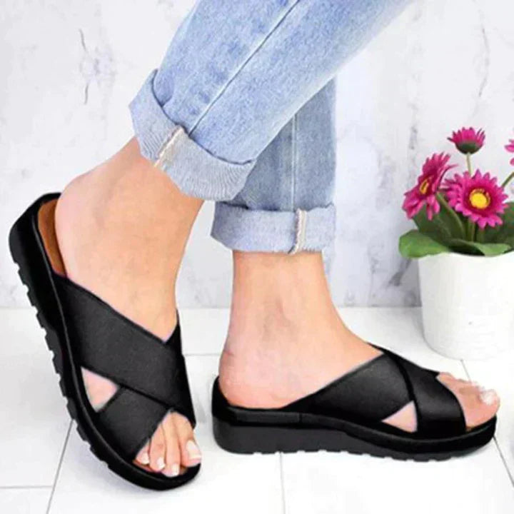 Eveloria Damen Orthopädische Sandalen Komfortabel