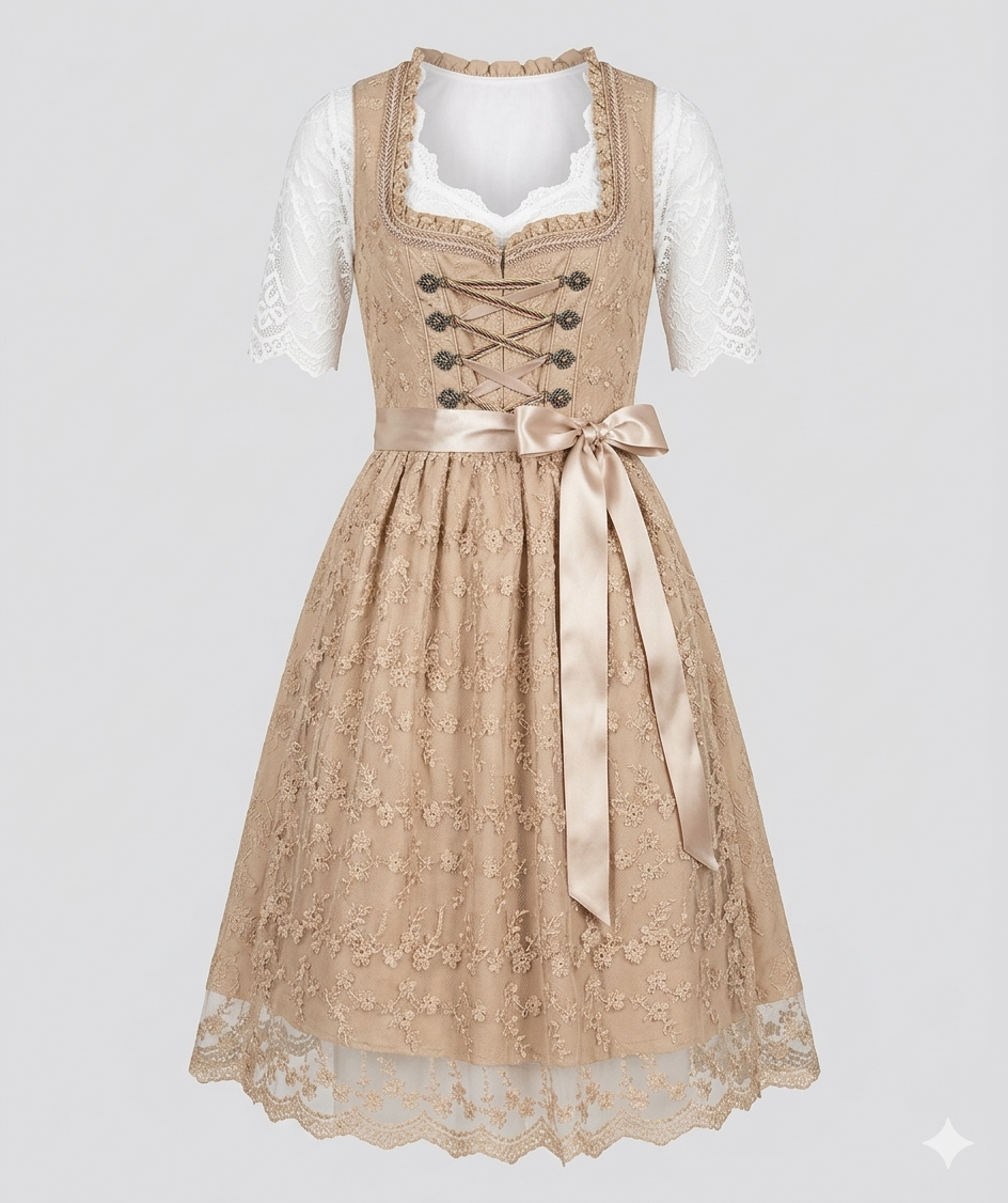 Damen Dirndl Traditionell Eveloria