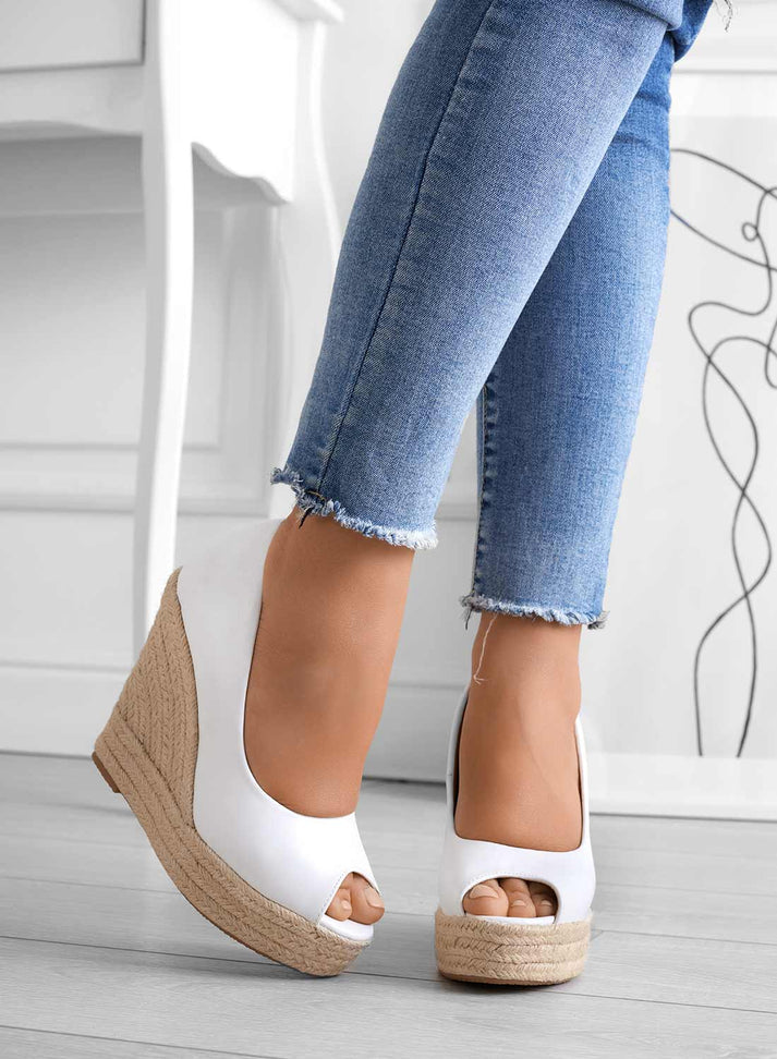 Damen Rutschfeste Keilabsatzschuhe Lässig Wildleder Braun
