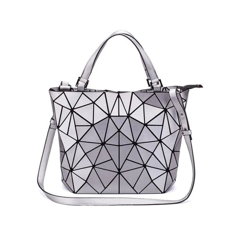 Eveloria Damenhandtasche Geometrisches Muster Blau