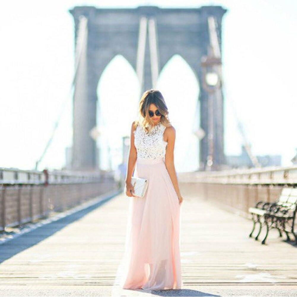Damen Sommerkleid aus Spitze Elegant