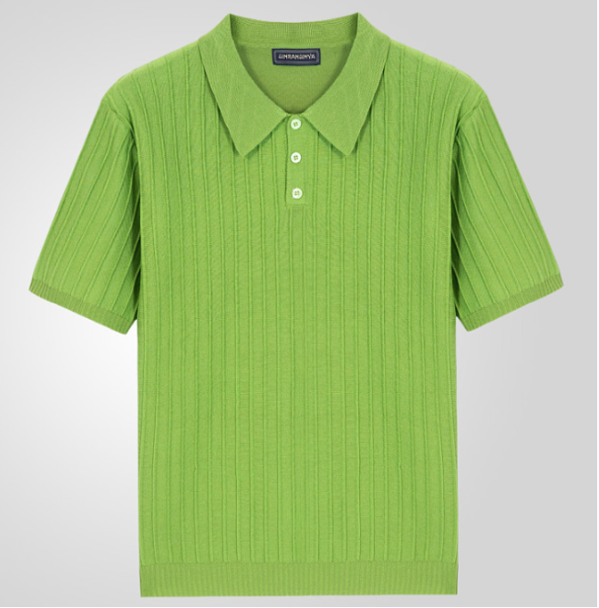 Werner Herren Polo-Shirt Kurzarm Gerippt