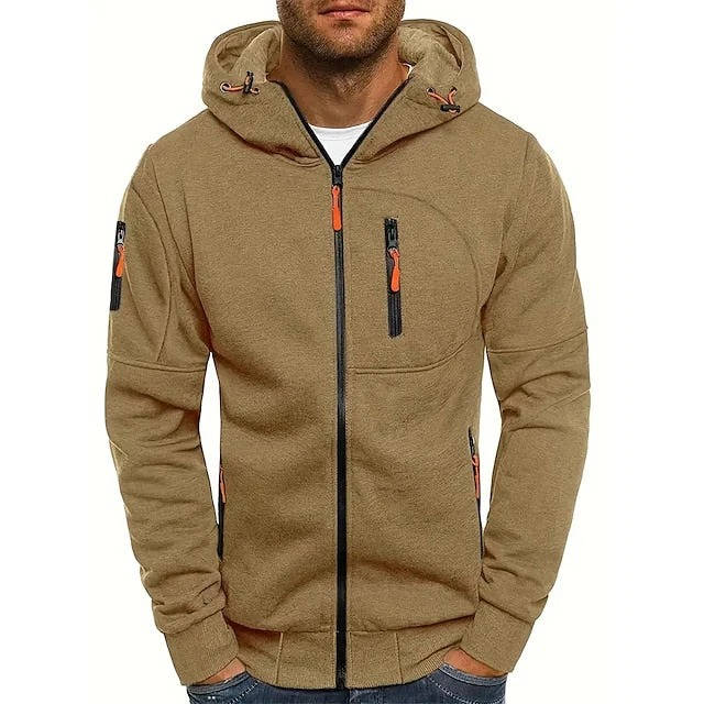 Eveloria Damen Hoodie Durchgehender Reißverschluss Bequem