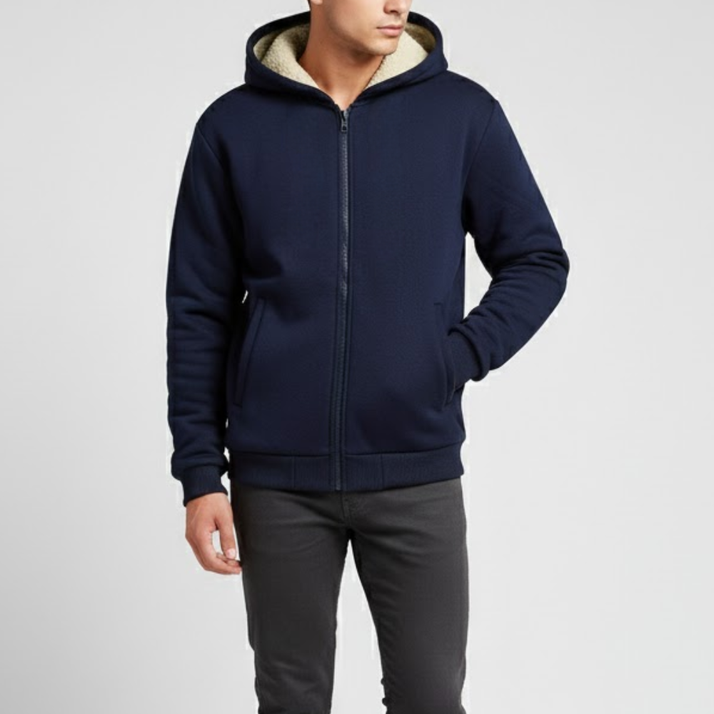 Herren Fleece-Hoodie Winter